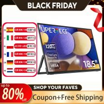 UPERFECT Monitor portatile da 18.5 "IPS PS5 XBOX 1080P 120Hz Display IPS da gioco per Laptop Dual USB C HDMI Computer Extend Screen