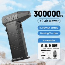 X9 Turbo Fan Jet 300000RPM Turbo Jet Ventilatore Brushless Aspirapolvere Ventilatore Per PC/Tastiera/Casa/Auto Pulizia Aria Spolverino Ventilatore