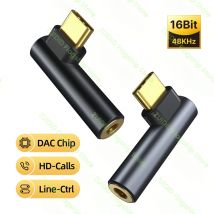 Gomito USB Tipo C a 3,5 mm Adattatore per auricolari HiFi Jack da 3,5 Cuffie Cavo adattatore audio AUX per iPad Pro Samsung Huawei Xiaomi