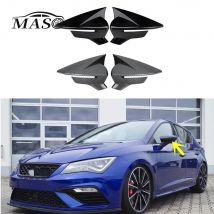 1 Paar Rückspiegel-Abdeckkappe ABS Carbon Schwarz für SEAT Leon MK3 5F ST FR Cupra Ibiza Mk5 Arona KJ7 2017 2018 2019 2020