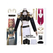 Anime KPop Mira Cosplay Costume Wig Woman Black White Uniform Christmas Halloween Party Clothing suit 2025