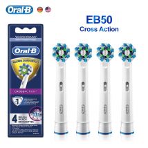 Testine per spazzolino Oral B EB50 originali Azione trasversale Ugelli dentali di ricambio con