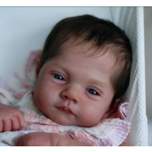 NPK 19 Zoll Neuankömmling Twins Kit Lily and Irys Soft Touch Frische Farbe Stoffkörper inklusive