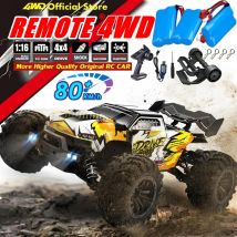 4WD RC Auto 4x4 Off Road Drift Auto da corsa 50/ 80 KM/h Super Brushless Ad Alta Velocità Impermeabile Camion Giocattolo di Controllo Remoto Bambini Adulti