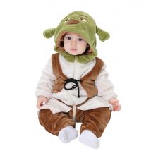 Anime Onesies Niedlicher lustiger Pyjama für Jungen und Mädchen, Halloween, Festival, Party-Outfit, Flanell, warm, weich