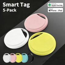 5-Pack IOS Tracker Smart Tag Portable Anti-lost Device For Apple Find My App For Luggage Keys Bag Toys Finder for iPhone MFI