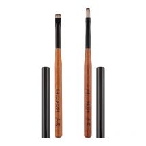 2 stil Sandelholz Gel Malerei Pinsel Nail art Für Gel Spitze Verlängerung Acryl Builder Zubehör Nail art Pinsel