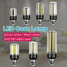 Corn Light Bulb 220V Daylight 189Leds E27/E26 Downlight Recessed Lamp E14 Candle Lamp 20W Chandelier Straight Bulbs Tubular 110V