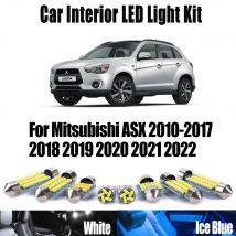 11Pcs Canbus Vehicle LED Interior Trunk Light License Plate Car Reading Bulbs Kit For Mitsubishi ASX 2010- 2019 2020 2021 2022