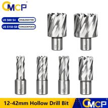 CMCP HSS Ringfräser 12/16/19/20/23/25/30/42mm Kernbohrer Weldon Schaft Lochsäge Hohlbohrer für Metallbohrwerkzeuge