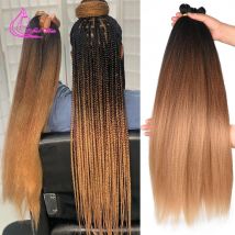 Easy Braiding Hair 26 Zoll lange Jumbo-Zöpfe Yaki Straight Crochet Synthetische Ombre-Haarverlängerungen Niedertemperaturfaser 90 g/Stk