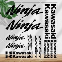 Vinyl Kawasaki ZX-6R Sticker Logo Motorcycle Tnak Helmet Bike ZX 6R Decal Kit