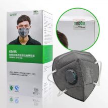 KN95 Mask Breathing Valve 6-Layer Protection Anti-dust Headband Face Masks Reusable Mascarillas Activated Carbon Mask