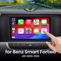 Per Mercedes Benz Smart Fortwo 451 2005-2015 CarPlay per Apple Android Auto Autoradio GPS FM WiFi BT 4G 8Core Multimedia Stereo