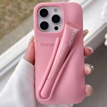 Ribbon Toast Espresso Lemontini Lipgloss Handyhülle für iPhone 17, Air 12, 13, 14, 15, 16 Pro Max Plus Lippenstift, einfarbige Abdeckung