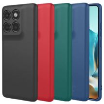 Custodia Protettiva Flessibile in Silicone Liquido TPU per Motorola Moto G67 G77 G17 G57 Power G56 G86 5G G06 - Cover Fundas Coque