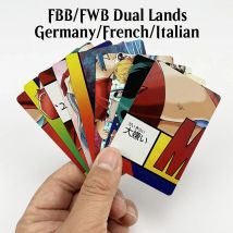 Rainman Englisch Beta/Unlimited Double Deutschland Französisch Italienisch FBB/FWB Dual Lands Black Core Paper TOP Vintage Masters Proxy Cards