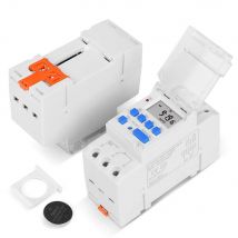 110V AC 220V 7 Days Programmable Digital Timer Switch Relay 24hrs Control Din Rail Timers with Countdown Input 85~265V 16A