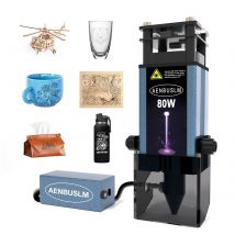 AENBUSLM 450nm 10W/20W/30W/40W/80W modulo Laser di Air Assist 12V 24V testa per incisione Laser lavorazione del legno incisore Laser taglio stampante 3D percorso CNC DIY Taglio del legno Macchina da