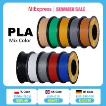 KINGROON PLA Filament 1,75 mm 5/10 KG pla Plastik do drukarki 3D, standardowy 1 kg/rolka Filamenty