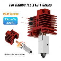 Hotend Per Bambu Lab p1p X1C P1S X1 V2.0 Aggiornamento Hot end Testina di Stampa parti di stampa 3D per bambulab