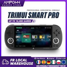 Trimui Smart Pro Console di gioco portatile Schermo IPS da 4.96 '' Sistema Linux Joystick Illuminazione RGB Trimui Console per videogiochi retrò Regalo