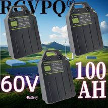 Batería de litio impermeable para motocicleta eléctrica, 60V, 20AH-100AH, 250W ~ 3000W, adecuada para scooter Eléctrico plegable Harley Citycoco