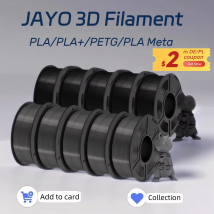 Stampante 3D JAYO PLA/PLA Meta/PETG/PLA PLUS/PLA Filamento opaco 1,75 mm 10 rotoli Materiali di stampa 3D per stampante 3D e penna 3D
