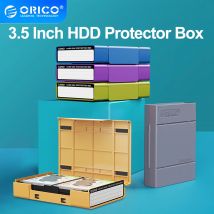 ORICO M.2 SSD-Gehäuse 2,5/3,5 Zoll HDD-Gehäuse M.2 Protect Case Hard Case Box mit Etikett für externe Festplatten-Scheiben-Aufbewahrungsbox