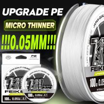ZUKIBO Super miękka laserowa żyłka wędkarska z nano plecionką trwała gładka żyłka wielowłóknowa żyłka PE niski Mermory niezwykle cieńszy drut wędkarski