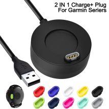Dock Ladegerät USB Ladekabel Kabel Für Garmin Vivoactive 3 Forerunner 935 945 Fenix 5S 5X Plus 6 6S 6X Pro 7 7S 7X Stecker Abdeckung