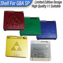 DIY Case For GBA SP Housing Cover Case For Gameboy Advance SP Shell Limited Edition Repair Replacement Shell
