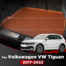 Für volkswagen vw tiguan 2017-2022 2021 2020 2019 2018 3d auto kofferraum matte cargo liner teppich innen zubehör abdeckung