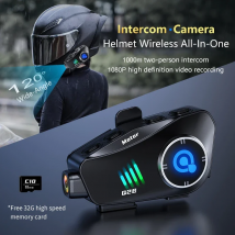 Q28 Motorcycle WIFI Bluetooth Helmet Headset HD Driving Recorder Wireless Camera 1080P Hard Disk Video Recorder Call Headset