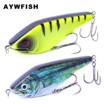 AYWFISH 10CM / 12CM / 15CM Lipless Crankbait Tonąca przynęta wędkarska VIB Twarda sztuczna przynęta Jerkbait Woblery do łowienia szczupaków Jerkbait