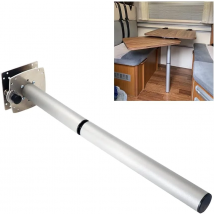 Gamba del tavolo da parete Campervan con cursore e camper gambe del tavolo a battente estese a doppio strato con doppia testa del tavolo