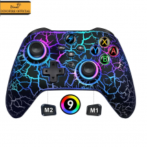 Dinofire Wireless Gamepad Controller di gioco Bluetooth per Nintendo Switch OLED 6 Axis Gyro Motion Remote controllo multifunzione