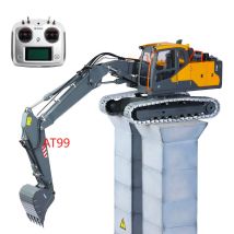 Doppel E Hydraulikbagger E111 3-teiliger Arm RC Hydraulikbagger Metallmodell 1/14 EC160E Ferngesteuertes Auto Jungenspielzeug