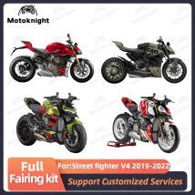 Vollständiger Satz Motorradverkleidungen passend für Ducati Street Fighter V4 SP 2019 2020 2021 2022 Verkleidungsset Lackierte Karosserie Neues ABS-Kunststoff 4 Geschenke