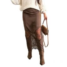 Sexy Lace Skirt For Women 2025 Fashion Elegant Pleated Mini Skirt With Cinched Waist For Party Summer Evening Skirts