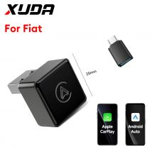 XUDA Adattatore Carplay Wireless Android Auto Wireless WiFi Connessione Rapida Smart Dongle 2in1 Per Fiat 500 New500 500X Argo Panda