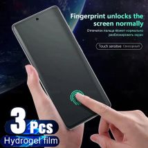 3Pcs Weiche Matte Hydrogel Film Für Redmi Hinweis 10 10S 11 12 12S 12T 13 14 Pro Max 5G Frosted TPU Screen Protector Anti Fingerprint