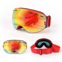 X-TIGER Winter Skifahren Brillen Ski Brille Männer Frauen Snowboard Brille Komma Stil Gläser TPU UV400 Anti-Fog Sport Brillen