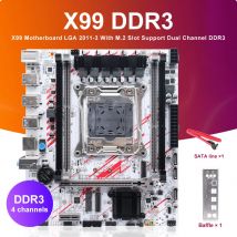 X99 Motherboard LGA 2011-3 mit M.2-Steckplatz, unterstützt Dual-Channel-DDR3-Speicher, unterstützt DDR3-Prozessoren