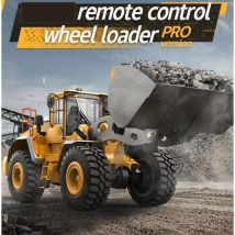 Coche 1/16 RC cargador de Metal excavadora eléctrica Control remoto aleación Rc coche excavadora ingeniería modelo coches