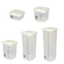 Plastic Sealed Cans Kitchen Storage Box Transparent Food Canister Keep Fresh New Clear Container In Different Capacity