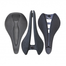 BALUGOE 3D-gedruckter Mountainbike-Sattel, ultraleicht, hohl, bequem, atmungsaktiv, MTB, Kies, Rennrad, Radfahren, Sitzteile