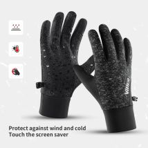 Outdoor Laufen Herren Winter Warm Gestrickte Touchscreen Radfahren Handschuhe Damen Herbst Winter Dicke Samt Handschuhe