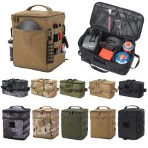 Taktische Tasche Camping Aufbewahrung tasche Kochgeschirr Veranstalter tragbare Geschirr Handtasche Picknick tasche für Outdoor-Wander reisen