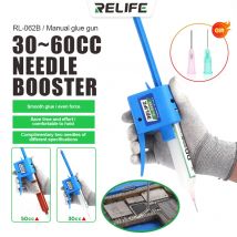 RELIFE RL-062B ręczny pistolet do kleju igły Booster dla 30CC ~ 60CC strzykawki oleju pasty lutowniczej maska lutownicza UV oleju klej strukturalny 50CC